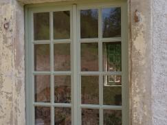 historisch nachgebautes Fenster