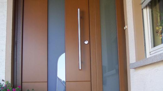 Haustür aus eigener Fertigung