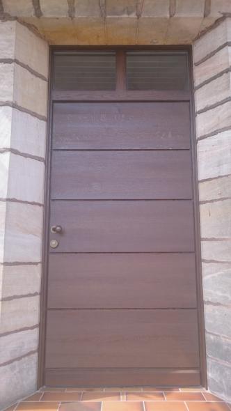 Haustür aus eigener Fertigung