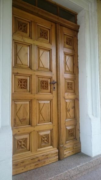 Restaurierte Haustür